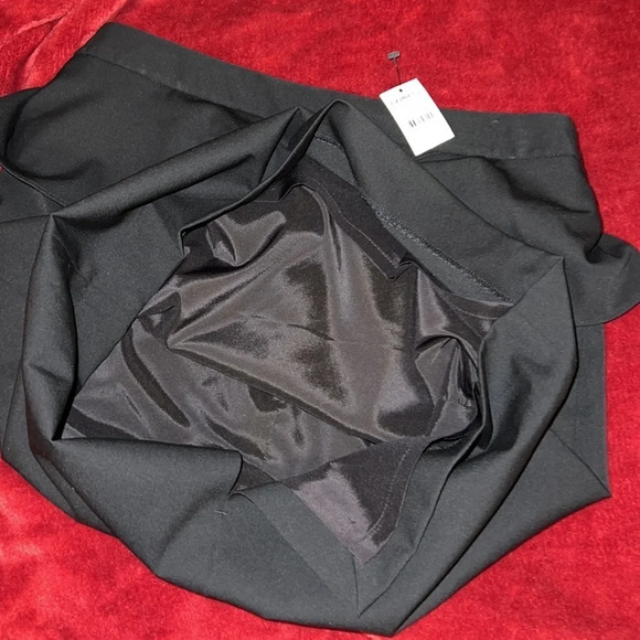Express black peplum midi skirt Sz  8 - Picture 10 of 12